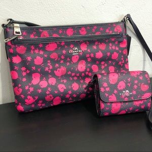 Coach Crossbody Bag and Wallet Set